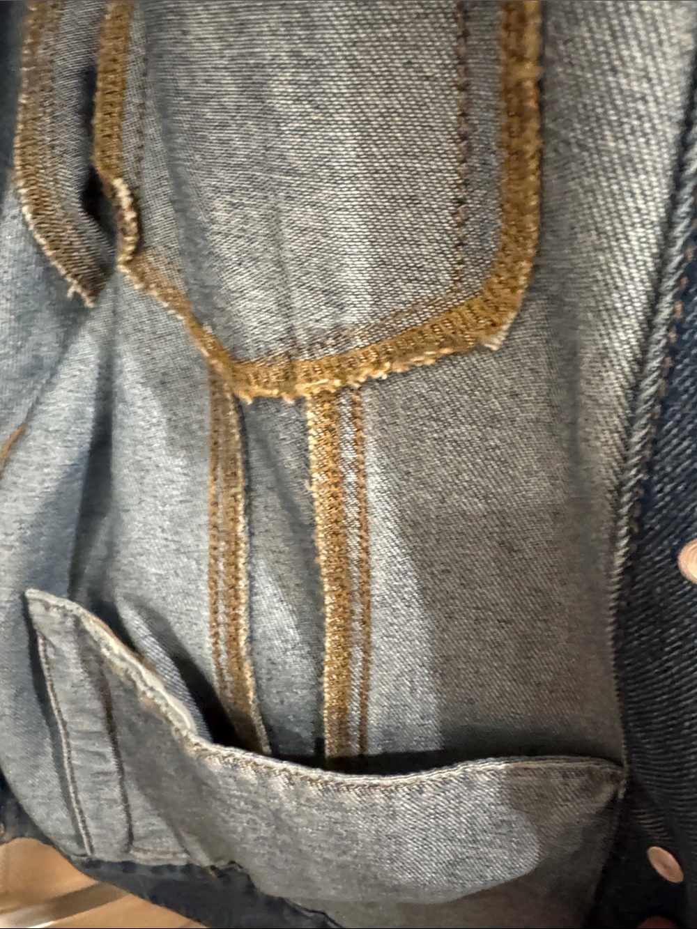 Lee Jean Co. Embroidered Blue Denim Jacket - Picture 10 of 12